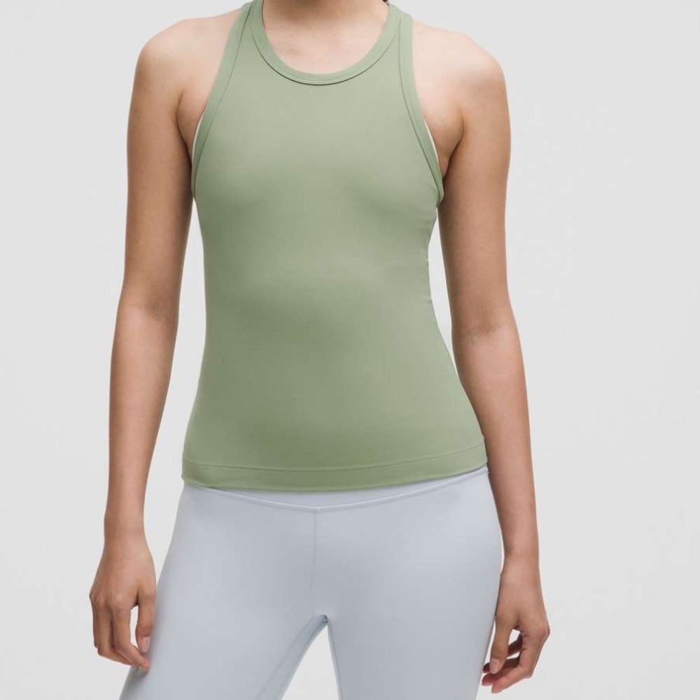 Women's Green Sleeveless Top